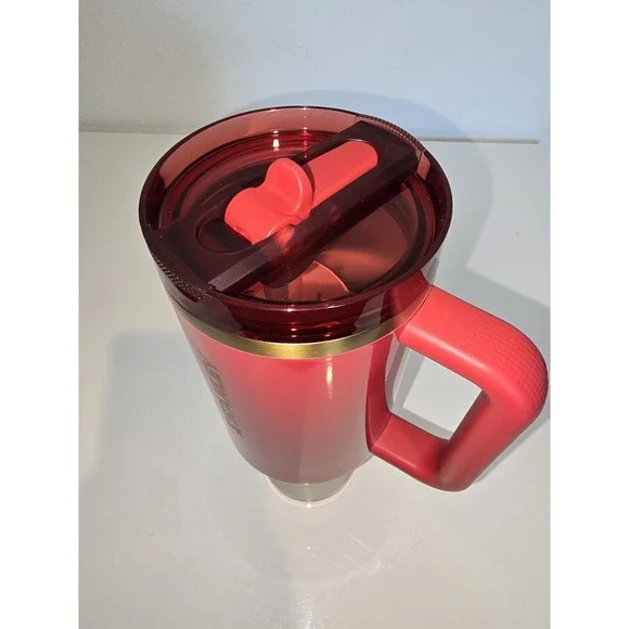 Stanley 40oz Pro Tour Tumbler Holly Berry Gloss Exclusive New - Picture 13 of 15